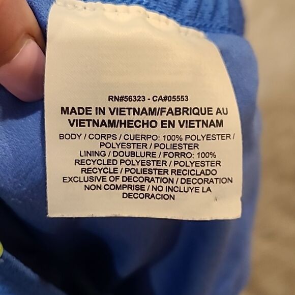 Nike womens blue and‎ lime green work put shorts size small - Picture 7 of 7